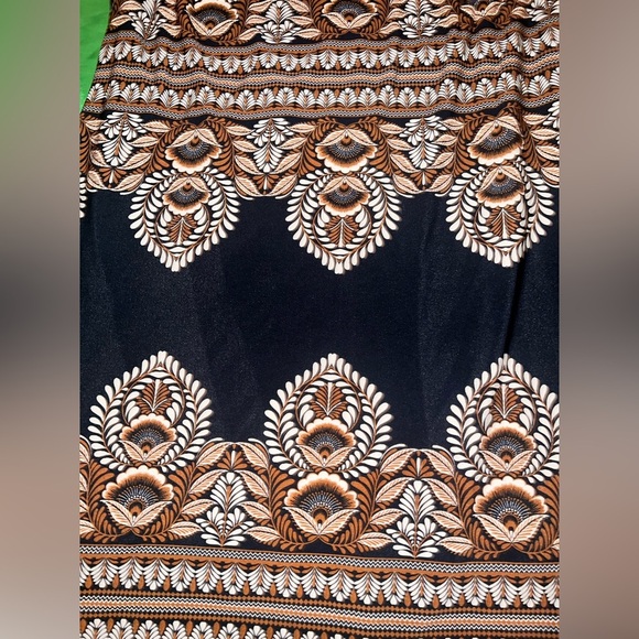 NWTINC International Concepts Elegant Black and Brown Patterned Dress size 2X - Picture 6 of 8